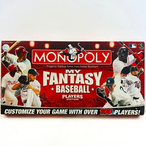 Vintage Monopoly My Fantasy Baseball Players Edition‎ Board Game New Sealed